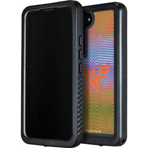 Wonder Woman 1984 (2020) Rainbow Chevron Logo Galaxy S24 Plus Waterproof Case